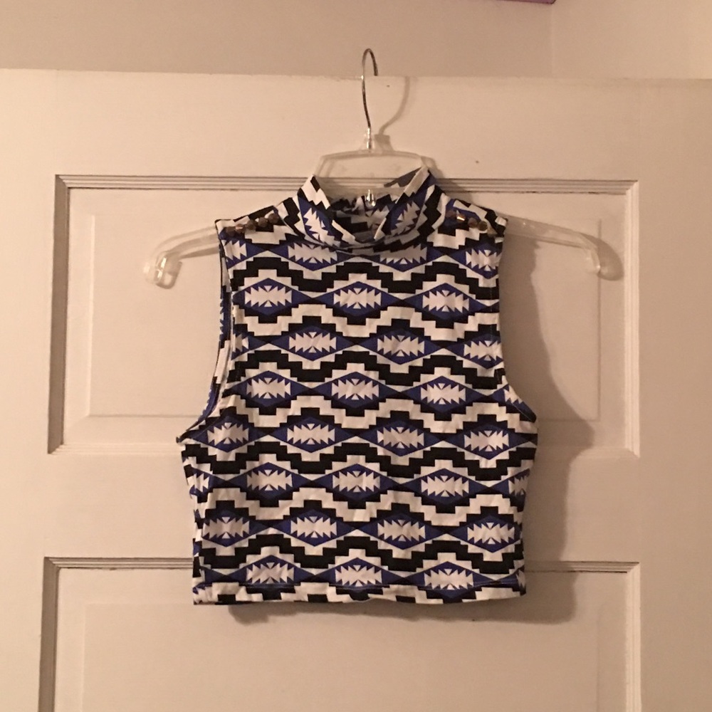 Charlotte Russe studded crop top